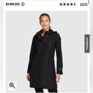 Black Eddie Bauer Raincoat